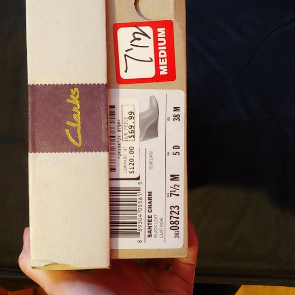 NWOT Clark's Santee Charm.....size 7 1/2M..black - Picture 6 of 6